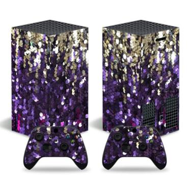 Imagem de Xbox Series X Digital Stickers Full Body Vinyl Skin Decal Protective Cover for Microsoft Xbox Series X Digital Console and Controllers (Series X Digital Purple)
