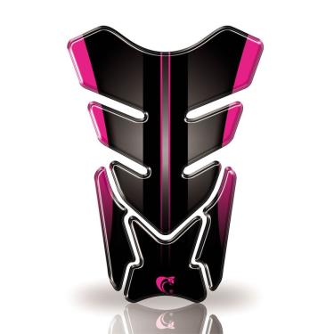 Imagem de Protetor De Tanque Adesivo Moto Honda, Yamaha E Suzuki Varias Rosa