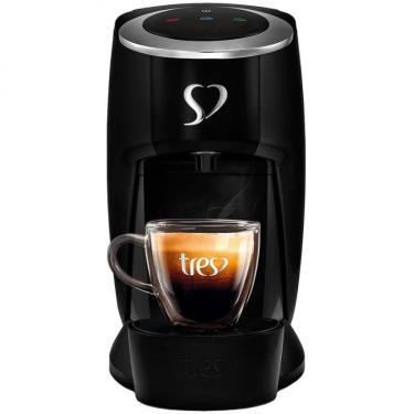 Imagem de Cafeteira Espresso Touch Automática Multibebidas Tres Preto 110v