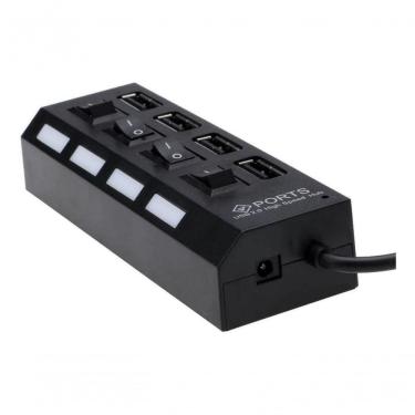 Imagem de Cabo Hub Usb Extensor 2.0 4 Portas High Speed Pendrive Mouse