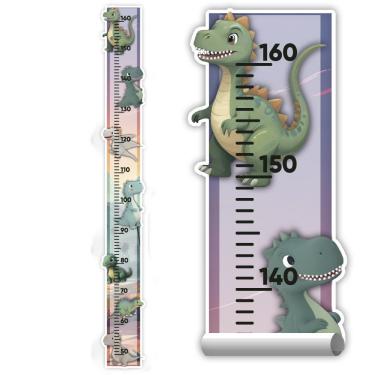 Imagem de Adesivo Parede Régua Crescimento Dinossauro Dino Jurássico