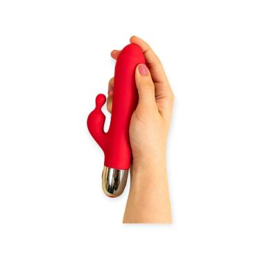 Imagem de Vibrador 10 Modos De Vibração Handy + Vibrador Líquido I Hot Crazy Vibe - Vermelho