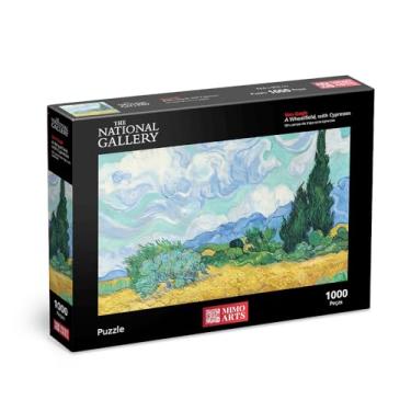 Imagem de Quebra cabeça Van Gogh, Campo de Trigo- 1.000 peças, National Gallery- Mimo brinquedos