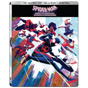 Imagem de Aantnacb Edição Limitada Steelbook Do Homem-Aranha Através Aranhaverso [4K Uhd + Blu-Ray]