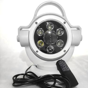 Imagem de FSYF Luz De Busca Led 11" 90W 360 Graus, Branca, Giratória, Controle Remoto, 9-32V, Farol Direção, Faróis Neblina, Off-Road, Suv, Quadriciclo, 4X4, Iluminação Para Caminhão, Barco, Acampamento E Pes