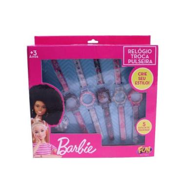 Imagem de Barbie Relógio Com 5 Pulseiras - Fun Divirta-se