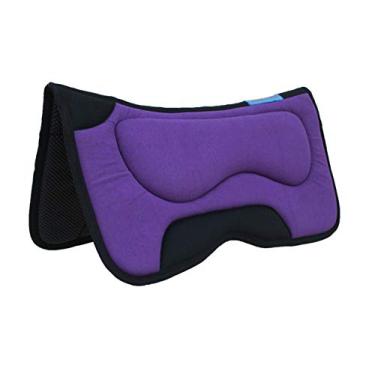 Imagem de CHALLENGER Almofada de sela de cavalo 61 cm x 30 cm de neoprene com contorno de pônei absorção de choque 39TS20PRP