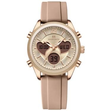 Imagem de Relógio de Pulso Feminino Digital Pulseira de Silicone Impermeavel design Coração