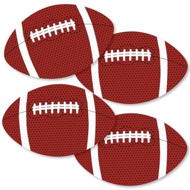 Imagem de End Zone - Futebol - Decorações "Faça você mesmo" Chá de bebê ou artigos essenciais de festa de aniversário - Conjunto com 20