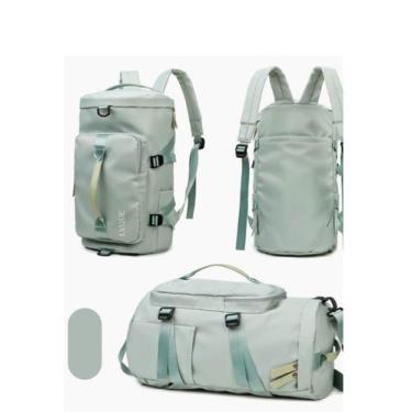 Imagem de Bolsa Feminina Blogueira Mala Esportiva Fitness Academia Vira Mochilha