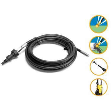 Imagem de Mangueira Nylon Desentupidora 6mt Lavor Ikon 140 Lavadora