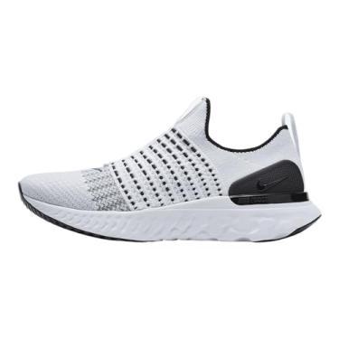 Imagem de Nike Men's React Phantom Run Flyknit 2 Running Shoes (White/Black, Numeric_11_Point_5)