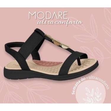 Imagem de Sandália Feminina Ortopédica Modare Palmilha Anatômica Ultra Conforto Fascite Plantar ORIGINAL-Feminino