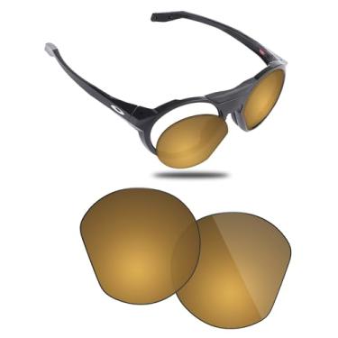 Imagem de Fiskr Lentes polarizadas de substituição compatíveis com óculos de sol Oakley Clifden OO9440, resistente a impactos e ajuste perfeito - Bronze metálico