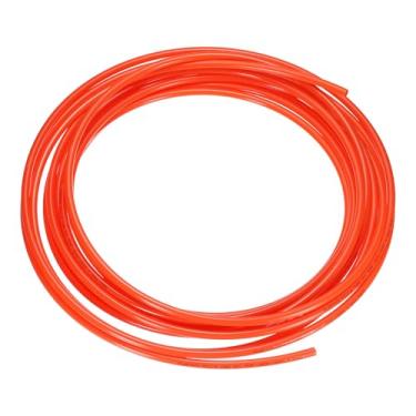 Imagem de HARFINGTON Tubo de linha de ar pneumático 8 mm OD x 6 mm ID 10 metros (32,8 pés) tubos de nylon tubo de mangueira de ar de poliamida para compressor de ar transferência de fluido de água, vermelho