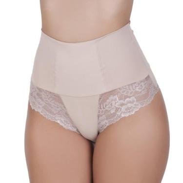 Imagem de Calcinha Cinta Modeladora Cintura Compressão Cós Alto - c13 CINTA FERN