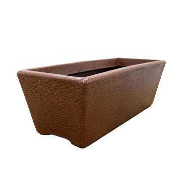 Imagem de Floreira Grafiato Jasmine Ferrugem Com Dimensão 20x100x25 Cm 50 Litros