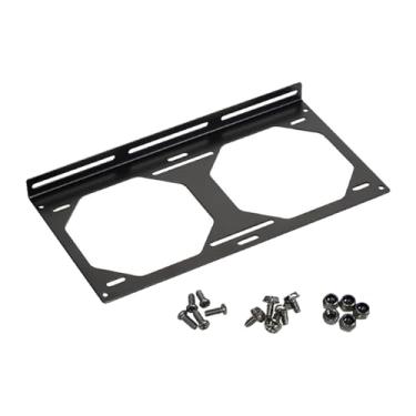 Imagem de NonMiFyR Suporte para Ventilador de Computador, Metal, Acessórios para Computador, Suporte Faça Você Mesmo, Suporte de Montagem para Cooler de Laptop, 15x27.5x2cm
