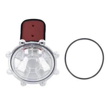 Imagem de 7056 Tampa da válvula de retenção com montagem de flapper Substituição Durável resistente à ferrugem ABS ABS Aço inoxidável Piscina Válvula de retenção Tampa para 7235 7236 7305