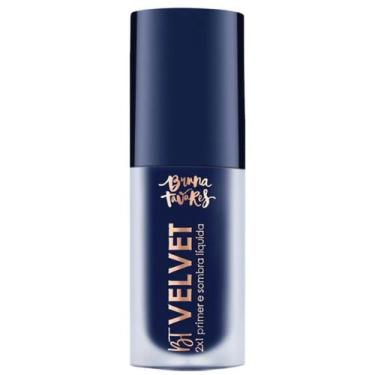 Imagem de Sombra e Primer - Bruna Tavares - Bt Velvet 2x1 - 6ml, Navy