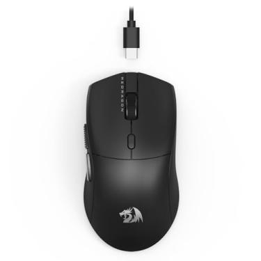 Imagem de Mouse Gamer Ultraleve Redragon Neva Preto PAW3395 6 Botões programáveis 26000 DPI 8000Hz M815 45g