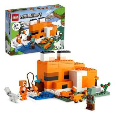 Imagem de Lego Minecraft Pousada da Raposa 21178 - 193 Peças, Laranja