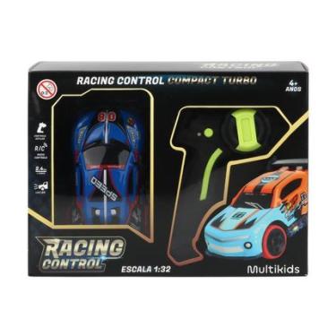 Imagem de Carro de Corrida Turbo de Controle Remoto Com Luz Led - BR2290 BR2290
