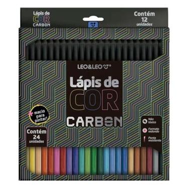 Imagem de Lápis De Cor Carbon Line 4431 24 Cores Leo & Leo