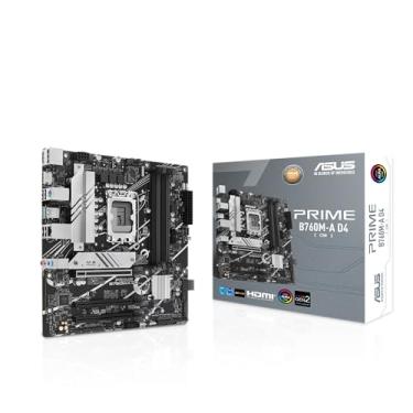 Imagem de ASUS Placa mãe Prime B760M-A D4-CSM Intel B760 (LGA 1700) mATX Commercial CSM, PCIe 4.0, DDR4, 2X M.2, LAN de 2,5 GB, DP, 2X HDMI, SATA 6 Gbps, USB Type-C, Aura Sync, ASUS Control Center Express