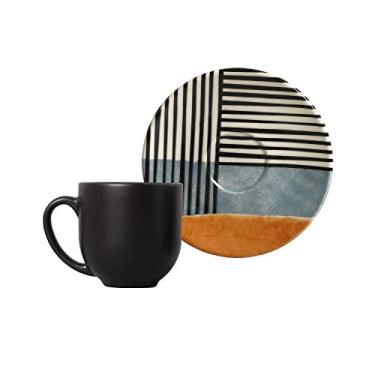 Imagem de Porto Brasil Conjunto com 6 Xícaras de Café com Pires Coup Abstrata 112ml