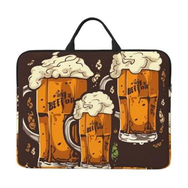 Imagem de Capa para laptop, cerveja, bolsa para laptop, capa protetora para notebook de 14 polegadas