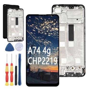 Imagem de Yuxyiony Nova tela de substituição para Oppo A74 4G CHP2219 tela de reparo de tela LCD e acessórios de ferramenta de substituição.