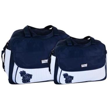 Imagem de Kit Bolsas Bebê Mave Baby Style Azul Marinho - Griff Baby