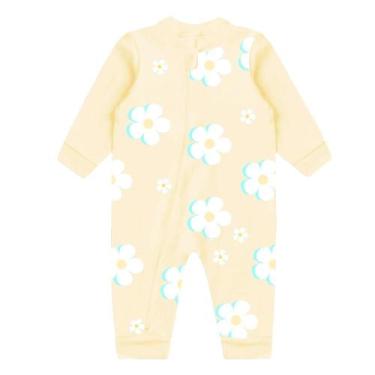 Imagem de Macacão Longo Suedine Estampado Bebê com Zíper 100% Algodão - Koala Ba