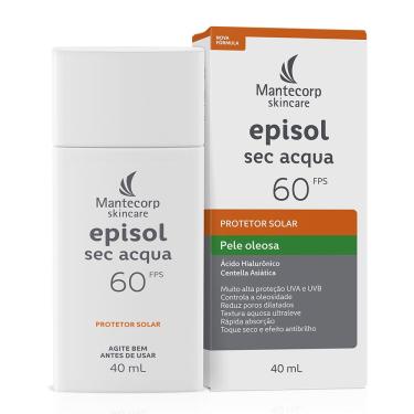 Imagem de Protetor Solar Facial Mantecorp Episol Sec Acqua FPS60 40ml