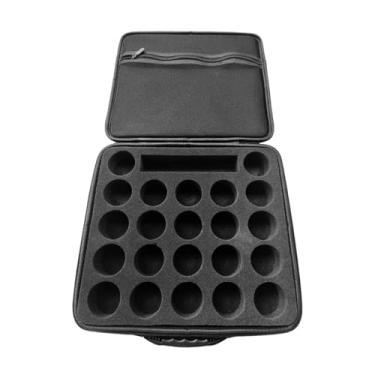 Imagem de IEUDNS Estojo para transporte de bolas de bilhar, caixa de armazenamento para equipamentos de sinuca, EVA, portátil para 22 bolas, bolsa de viagem