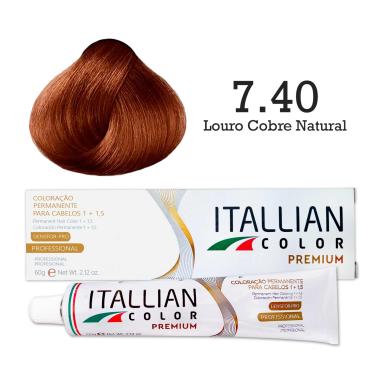 Imagem de Coloração 7.40 Louro Cobre Natural | Itallian Color