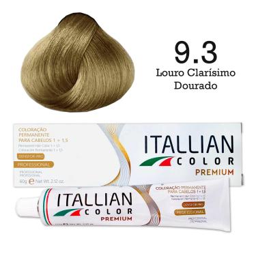 Imagem de Coloração 9.3 Louro Claríssimo Dourado | Itallian Color