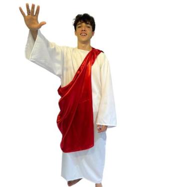 Imagem de Beca Fantasia de Jesus Teatro Bíblico - Debora Becas, P, Dourado
