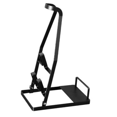 Imagem de AFXGUSD Suporte para Aspirador de Pó, Organizador, Suporte de Armazenamento Independente, Estação Vertical, Suporte para Acessórios com Base Estável, Adequado, Preto Dobrável, Tamanho real
