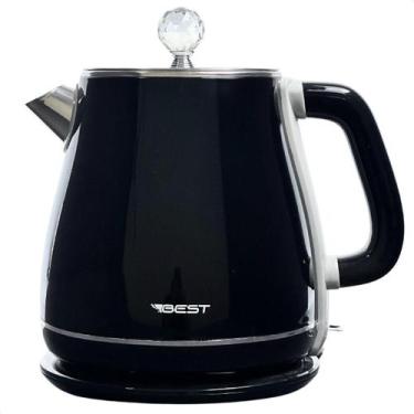 Imagem de Chaleira Jarra Bule Elétrica Térmica Best Preto Colors 1.8L Moderna 22