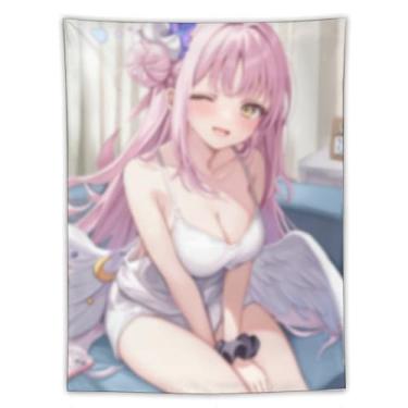Imagem de LIEGBMEU Sexy Bikini Hot Anime Girl Tapeçaria 152.4 cm x 203.2 cm Interior Exterior Wall Quilt Art Decoração de Tapeçaria Caprichosa, AF209
