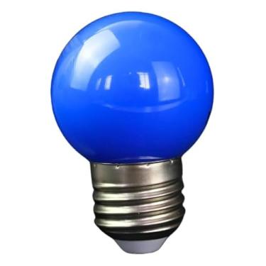 Imagem de Lâmpada Led 3w Bolinha Azul E27 Irc 80 160º Fp 0.5 Hitec