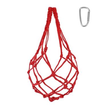 Imagem de Goktvai Alimentador Suspenso para Frangos e Legumes, Rede Aves Saco Frutas e Couves com Gancho Cesto Suspenso Saco de Corda Legumes Brinquedos de Enriquecimento para Galinheiro Galinhas Patos Gansos