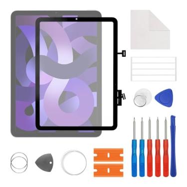 Imagem de Nova substituição de digitalizador de tela sensível ao toque da SwarKing para iPad Air 5 2022 A2589 A2591 com kit de ferramentas de reparo gratuito (sem tela LCD)