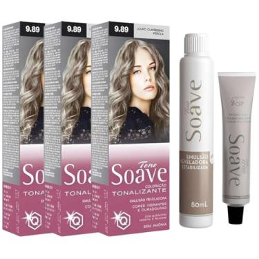 Imagem de Coloração Capilar Tonalizante Sem Amônia Tono Soave Capelli 3 Und (9.89 Louro Clarissimo)