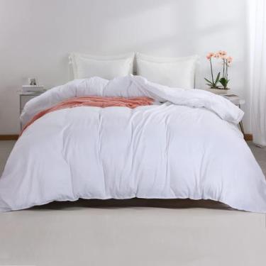Imagem de Capa de edredon HOMBYS Ultra Soft Microfiber Branca 300x325cm