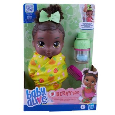 Imagem de Boneca Baby Alive Shampoo Negra Hasbro