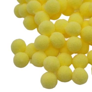 Imagem de Pompom poliéster 10mm para Laços Tiaras Roupas e Artesanatos com 100 u