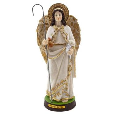 Imagem de Imagem São Rafael Arcanjo Resina 20 Cm - Amém Decoração Religiosa